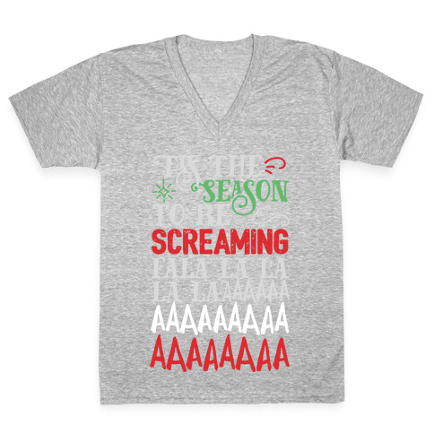 Screamin' Season V-Neck Tee Shirt