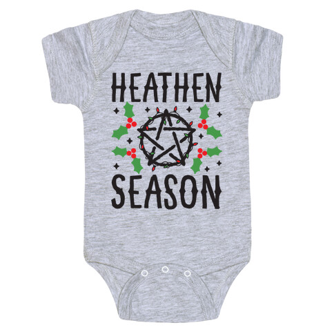 Heathen Season Christmas Baby One-Piece