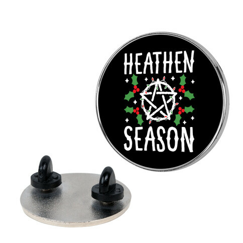 Heathen Season Christmas Pin