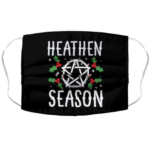 Heathen Season Christmas Accordion Face Mask