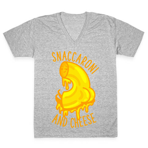 Snaccaroni and Cheese V-Neck Tee Shirt