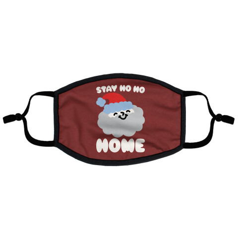 Stay Ho Ho Home  Flat Face Mask