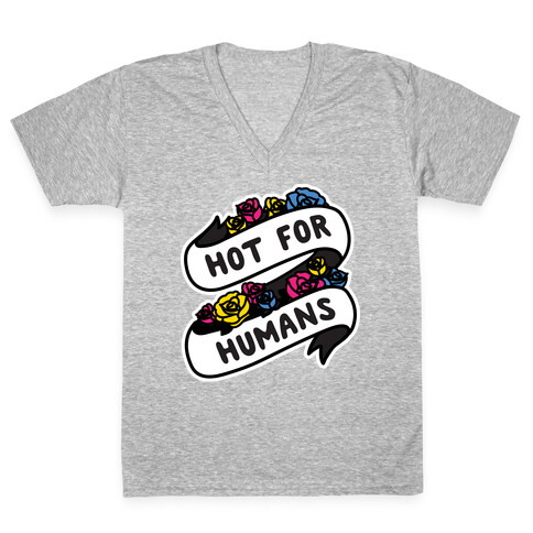 Hot For Humans V-Neck Tee Shirt