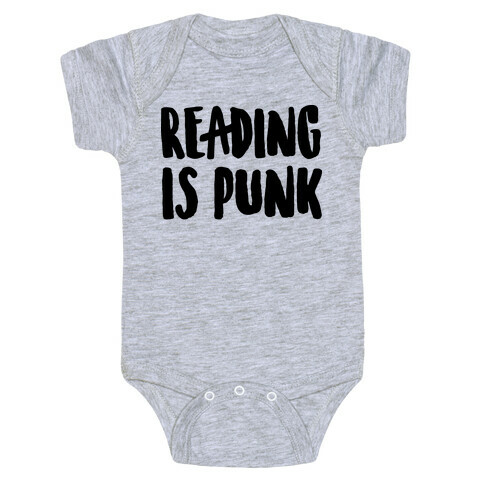 Reading Is Punk Baby One-Piece