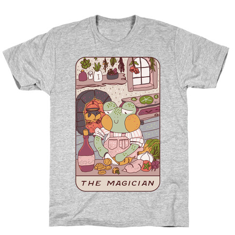 Cottagecore Magician Tarot Card T-Shirt