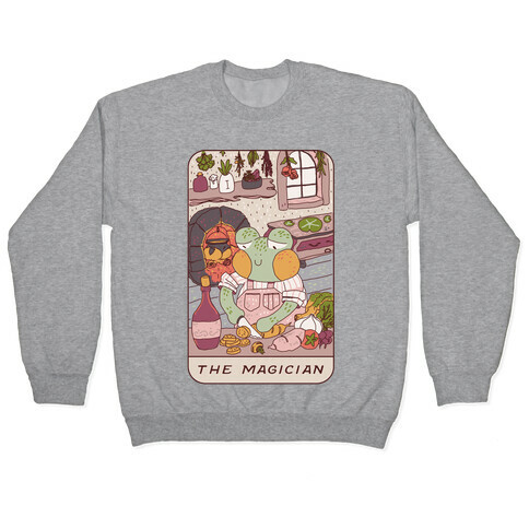 Cottagecore Magician Tarot Card Pullover