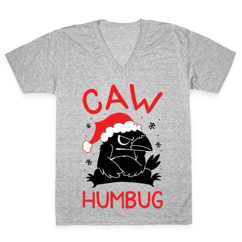 Caw Humbug V-Neck Tee Shirt