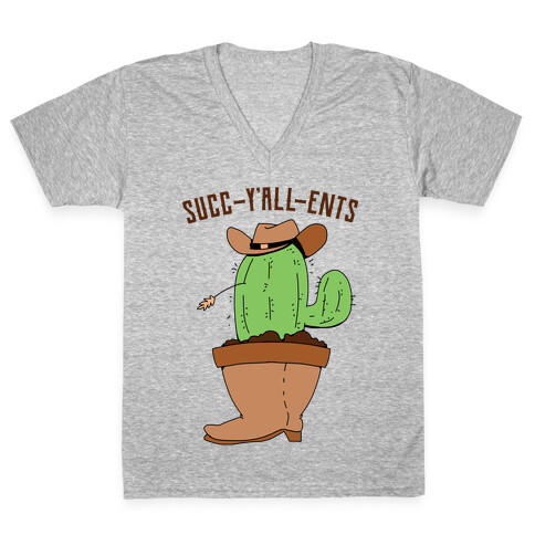 Succ-y'all-ents V-Neck Tee Shirt