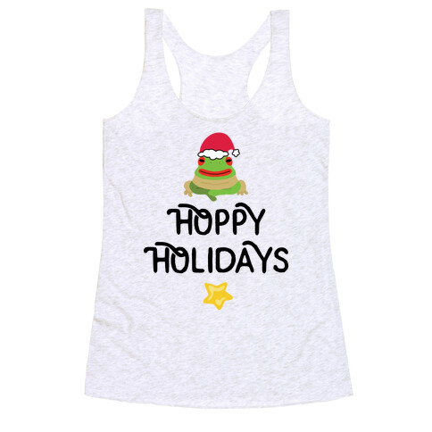 Hoppy Holidays Froggie Racerback Tank Top