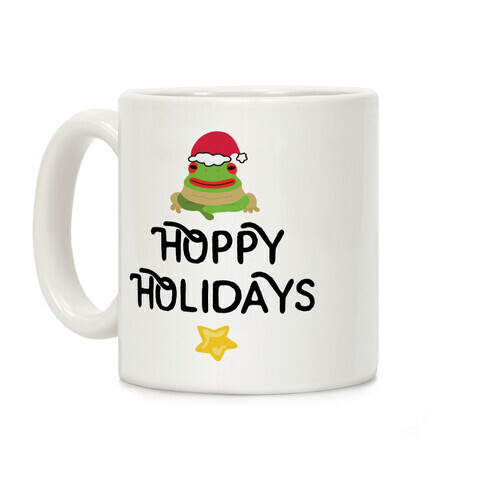 Hoppy Holidays Froggie Coffee Mug