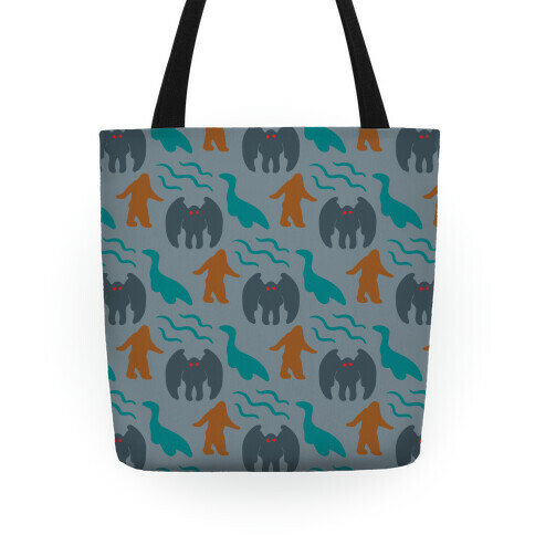 Cryptid Pattern Tote