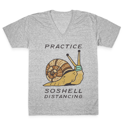 Practice SoShell Distancing V-Neck Tee Shirt