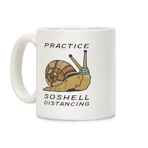 Practice SoShell Distancing Coffee Mug