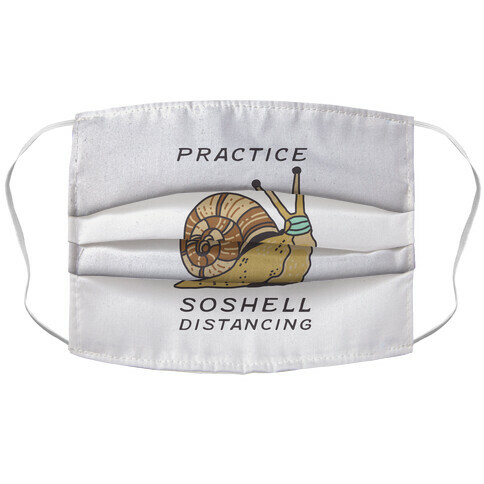Practice SoShell Distancing Accordion Face Mask