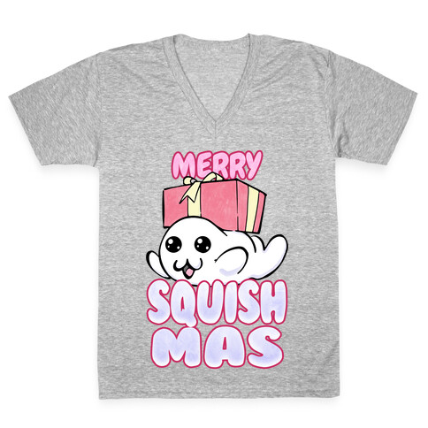 Merry Squishmas V-Neck Tee Shirt