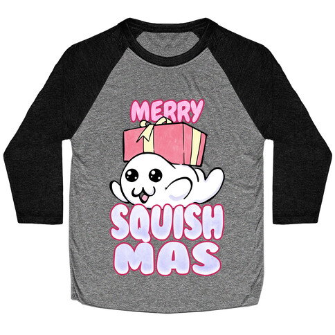 Merry Squishmas Baseball Tee