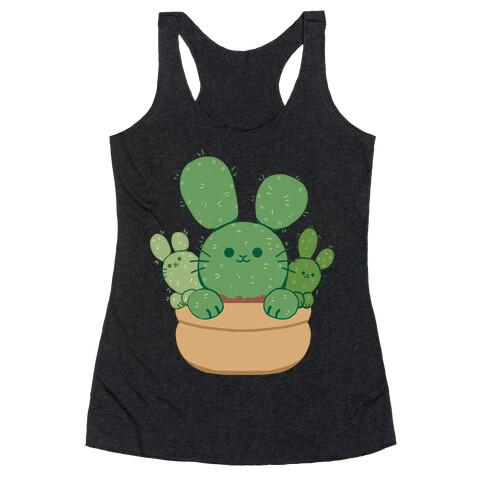 Bunny Ear Cactus Racerback Tank Top