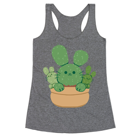 Bunny Ear Cactus Racerback Tank Top