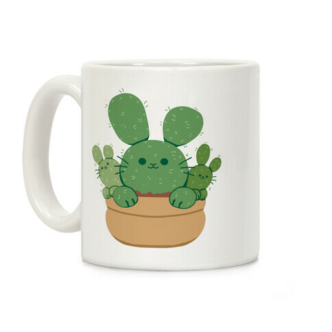 Bunny Ear Cactus Coffee Mug