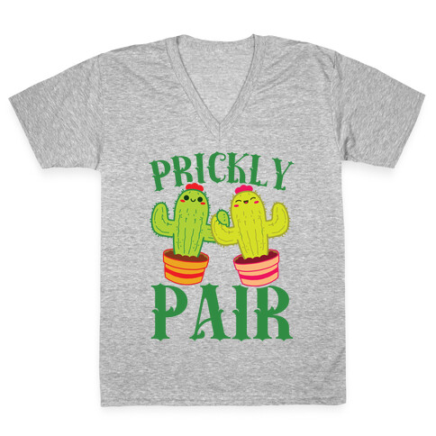 Prickly Pair V-Neck Tee Shirt