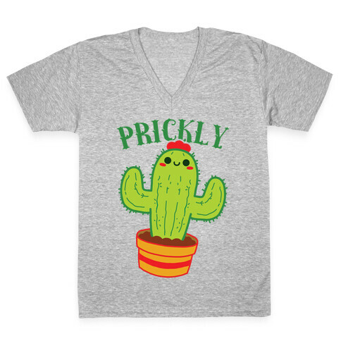 Prickly Pair: Prickly Half V-Neck Tee Shirt