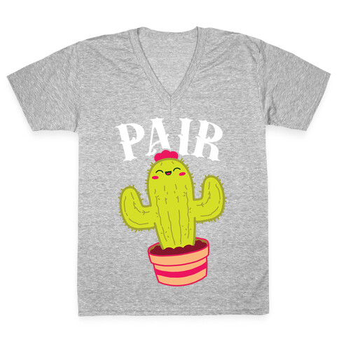 Prickly Pair: Pair half V-Neck Tee Shirt