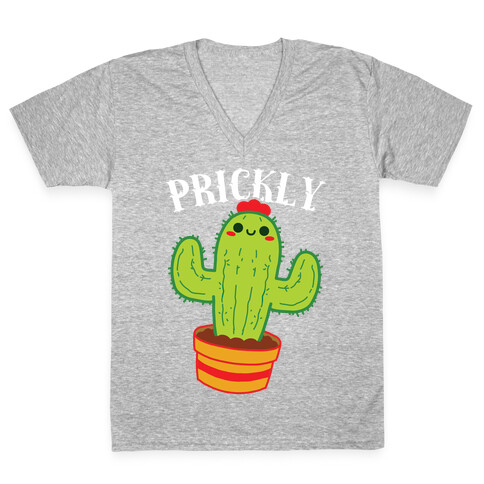 Prickly Pair: Prickly Half V-Neck Tee Shirt
