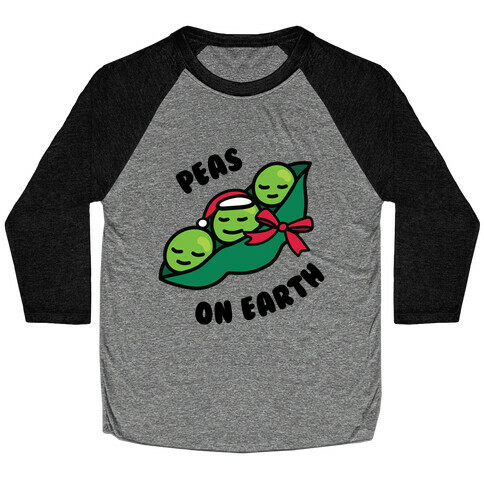 Peas on Earth Baseball Tee