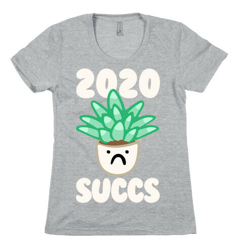 2020 Succs White Print Womens T-Shirt