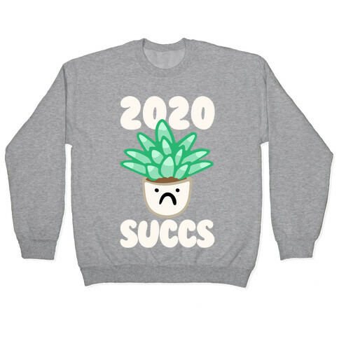 2020 Succs White Print Pullover