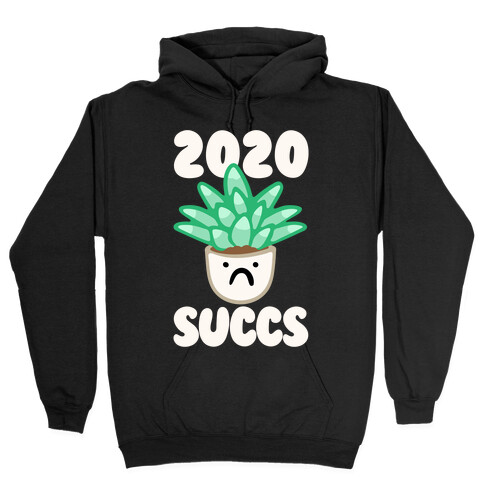 2020 Succs White Print Hooded Sweatshirt