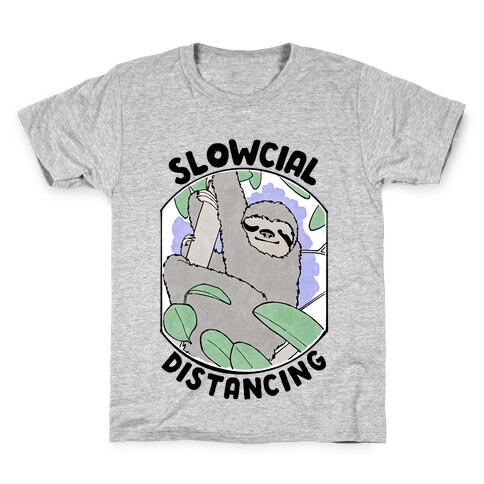 Slowcial Distancing Kids T-Shirt