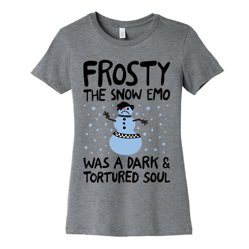 Frosty The Snow Emo Parody Womens T-Shirt