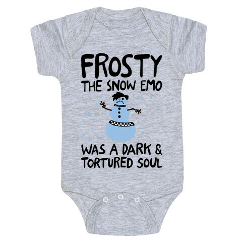 Frosty The Snow Emo Parody Baby One-Piece