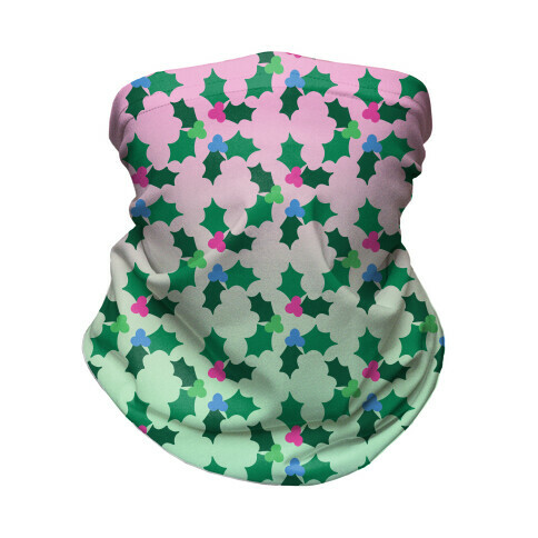 Holly Poly Pattern Neck Gaiter