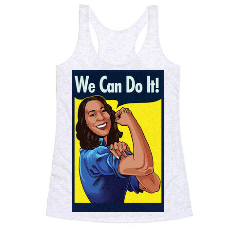 Kamala Harris We Can Do It Racerback Tank Top