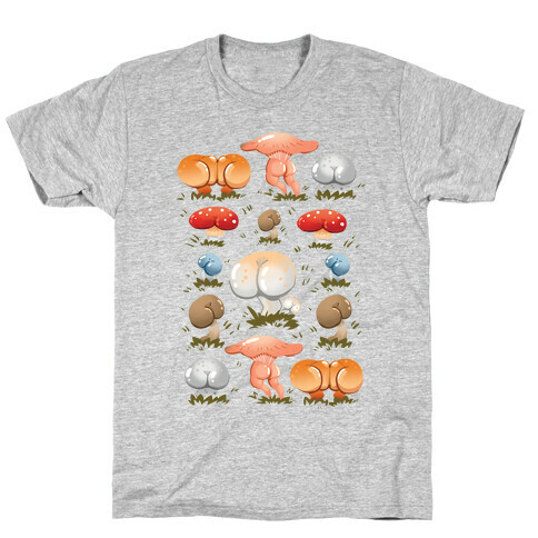 Butt Mushroom Pattern T-Shirt