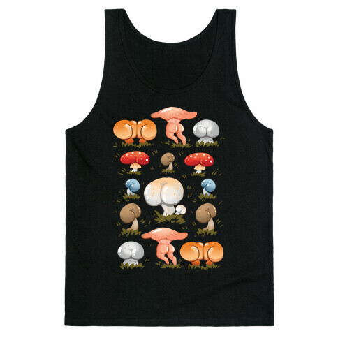 Butt Mushroom Pattern Tank Top