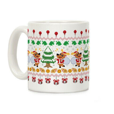 Jingle Deer Ugly Sweater Coffee Mug