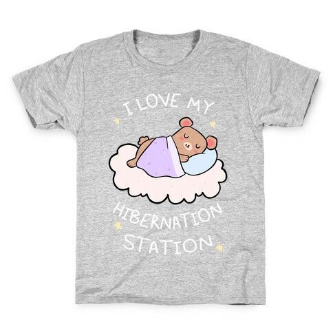 I Love My Hibernation Station Kids T-Shirt