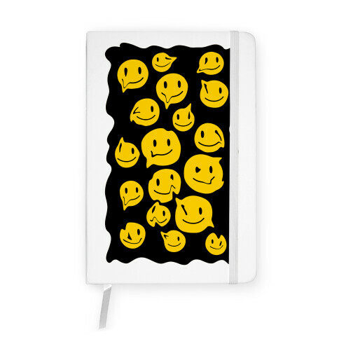 Melting Smiley Faces Notebook