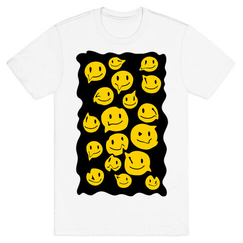 Melting Smiley Faces T-Shirt