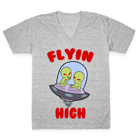 Flyin' High V-Neck Tee Shirt