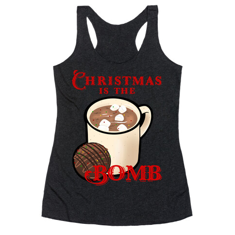 Christmas Is The Bomb Racerback Tank Top