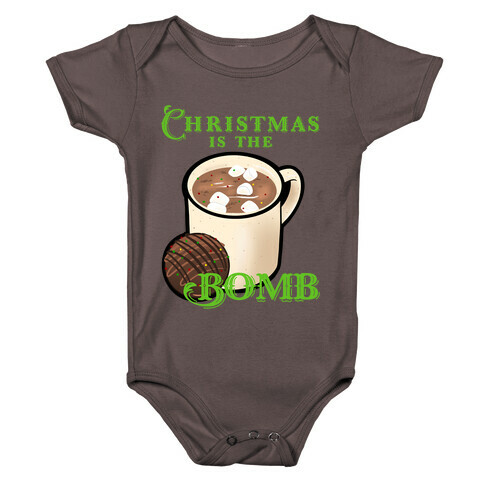 Christmas Is The Bomb Baby One-Piece