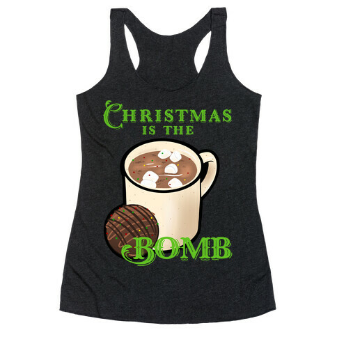 Christmas Is The Bomb Racerback Tank Top