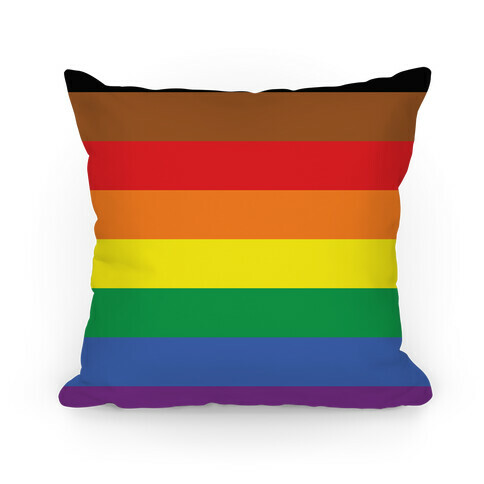 Gay Pride Flag  Pillow
