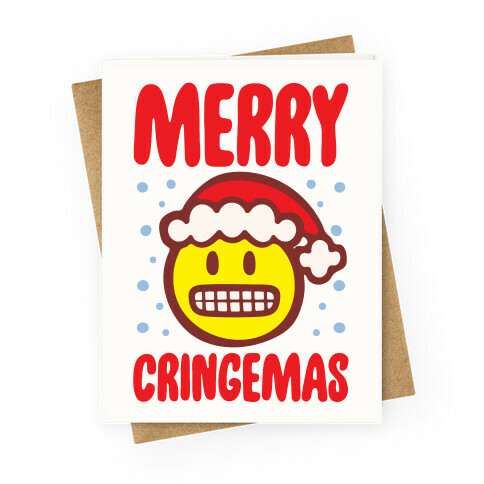 Merry Cringemas Parody Greeting Card