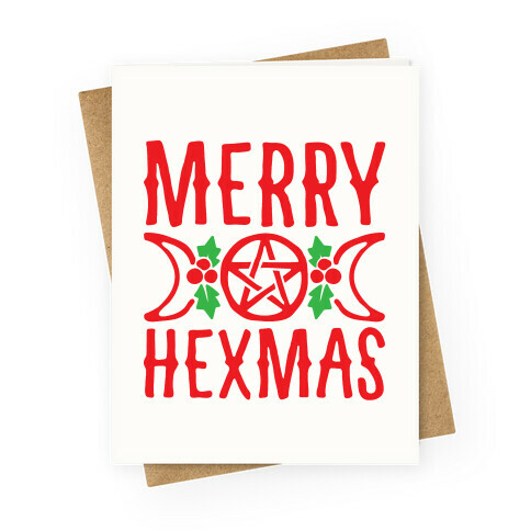 Merry Hexmas Parody Greeting Card