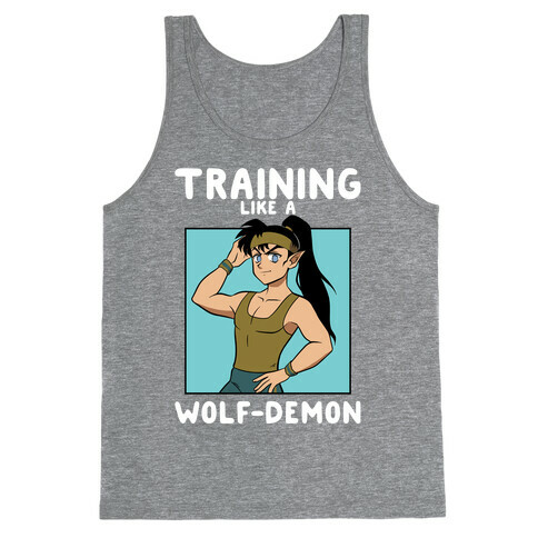 Training Like A Wolf-Demon Tank Top